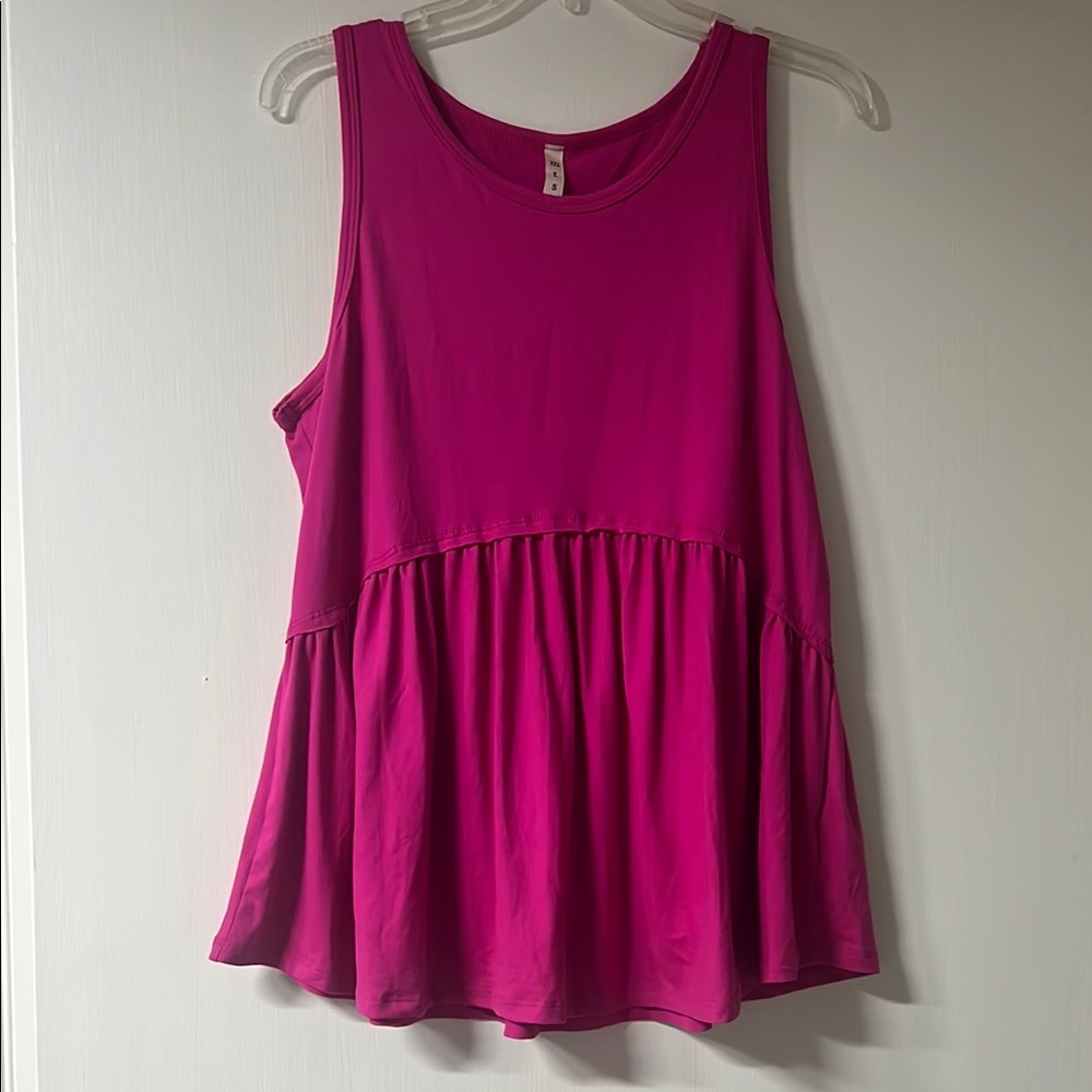 Women's Pink Sleeveless Top